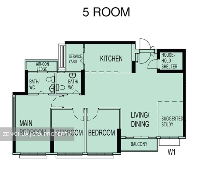 Blk 101A Eastcreek @ Canberra (Sembawang), HDB 5 Rooms #545385101